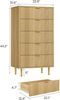 GarveeMore Kommode mit 4/ 5 / 6 Schubladen Sideboard Komodenschrank Schubladenschrank Bild 2
