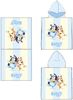 Bluey Kinder Kapuzenponcho Strandbad Duschtuch 100x50cm Bild 2