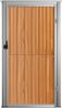 vidaXL Gerätehaus Braun 88x89x161 cm Verzinkter Stahl 316208 Bild 3