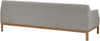 beliani 'SOSJO' 3-Stizer-Sofa, Stoff grau, Mittig, 219 x 83 x 74 cm Bild 5