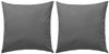 vidaXL Gartenkissen 2 Stk. 45 x 45 cm Grau 132302 Bild 1