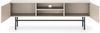 AX LIVING TV Bank beige Dinley – 155 cm Lowboard mit Metallgestell Bild 3