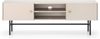 AX LIVING TV Bank beige Dinley – 155 cm Lowboard mit Metallgestell Bild 2