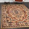 Mazovia Orientteppich Orientalisch Vintage Teppich Kurzflor Wohnzimmerteppich Beige, 120 x 170 cm, Fußbodenheizung Bild 2