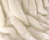 Wohndecke Premium Felldecke (Kunstfell) "Kaninchen creme-weiß", Wohnen und Accessoires GmbH & Co. KG, Pelzoptik Bild 3