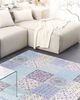 Teppich mehrfarbig 160x230 cm Mosaik-Muster Kurzflor INKAYA Bild 3