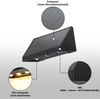 ZMH Solarlampen für Außen Garten - 4ER Solar Wandleuchte Aussen Wand LED 2 Modi Außenwandleuchten 3000K Warmweiß LED Solarwandleuchten Wasserdichte Solarleuchte Beleuchtung für Zaun Terrasse Balkon Bild 4