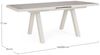 Gartenesstisch Norik aus Aluminium und Keramik, modern ausziehbar, beige Pelikan, für 6–8 Personen Bild 2