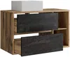 Vente-unique - TIKITIKI Bathroom furniture set Holz, Platte Beige - B 45,5 cm x H 60 cm x L 100 cm Bild 4