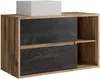 Vente-unique - TIKITIKI Bathroom furniture set Holz, Platte Beige - B 45,5 cm x H 60 cm x L 100 cm Bild 3