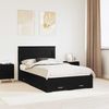 Einzelbettgestell Design für Erwachsene mit Schubladen mit Kopfteil Holzwerkstoff 120 x 190 cm d3641e Bild 2