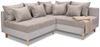 COLLECTION AB Ecksofa L-Form, Ecksofa,Ottomane rechte Seite montierbar,Komfortablen bonnelfederkern Bild 3