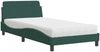 vidaXL Bett mit Matratze "Dover" Dunkelgrün 100x200 cm Samt 3208354 Bild 2