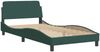 vidaXL Bett mit Matratze "Dover" Dunkelgrün 100x200 cm Samt 3208354 Bild 4
