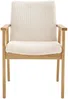 Vente-unique - FILDON Stuhl Samt BeigeBeige - B 64 cm x H 85,5 cm x L 58 cm Bild 3