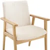 Vente-unique - FILDON Stuhl Samt BeigeBeige - B 64 cm x H 85,5 cm x L 58 cm Bild 5