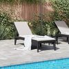 vidaXL Sonnenliege Anthrazit 186x60x29 cm PP 364219 Bild 3