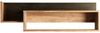 Regal Wandboard Akazie stonefarben 118x35x20 cm schwarz SYDNEY 72234480 Bild 3
