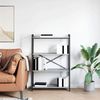 Bücherregal | Standregal Grau Sonoma 80 x 30 x 120 cm Holzwerkstoff Bild 4
