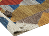 Kelim Teppich Wolle mehrfarbig 200 x 300 cm Patchwork Kurzflor ARZAKAN Bild 5