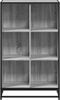 vidaXL Bücherregal Grau Sonoma 65,5x33x107,5 cm Holzwerkstoff 849162 Bild 4