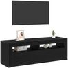vidaXL TV-Schränk Schwarz Eichen-Optik 120 x 35 x 40 cm Holzwerkstoff 862559 Bild 3