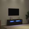 vidaXL TV-Schränk Schwarz Eichen-Optik 120 x 35 x 40 cm Holzwerkstoff 862559 Bild 5