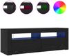 vidaXL TV-Schränk Schwarz Eichen-Optik 120 x 35 x 40 cm Holzwerkstoff 862559 Bild 4