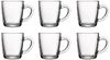 Pasabahce Becher Pasabahce Basic Henkeltasse 350 ml 6er Set, Glas Bild 1