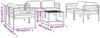 vidaXL 7-tlg. Garten-Lounge-Set mit Kissen Aluminium Anthrazit 3107801 Bild 3