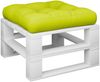 vidaXL Palettenkissen Knallgrün 50x50x12 cm Stoff 360436 Bild 3