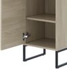 Midischrank Vionna Eiche/Schwarz 36 x 116.5 cm Vicco Bild 5