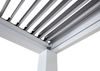 Mendler 'HWC-L46' Pergola, Regenrinne sturmfest, Aluminium weiß, 3x3 m Bild 5