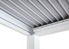 Mendler 'HWC-L46' Pergola, Regenrinne sturmfest, Aluminium weiß, 3x3 m Bild 4