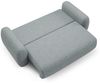 Sofa 3-Sitzer mit Schlaffunktion GASTON in Stoff Puente Dunkelgrau Bild 5