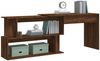 vidaXL Eckschreibtisch Braun Eichen-Optik 200x50x76 cm Holzwerkstoff 815425 Bild 5