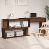 vidaXL Eckschreibtisch Braun Eichen-Optik 200x50x76 cm Holzwerkstoff 815425 Bild 2