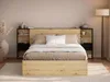 Vente-unique - LUDARO Bett Holz, Platte SchwarzBeige - B 246 cm x H 102,6 cm x L 255,1 cm Bild 2