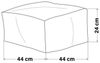 HOME DELUXE Sitzsack Hocker COZY - Hellgrau Bild 3