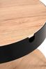 Beistelltisch >Trelleborg< in Dekor Artisan Eiche / schwarz - 47,5x48 (HxD) Bild 3