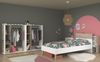 Jugendzimmer-Set >Aalborg 6< (5-teilig) in Weiße / Eiche Dekor Bild 2