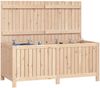 vidaXL Gartentruhe 147x68x64 cm Massivholz Kiefer 823850 Bild 4