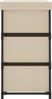 vidaXL Lagerschrank mit 6 Schubladen 55×29×55 cm Creme Stahl 337258 Bild 4