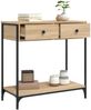 vidaXL Konsolentisch Sonoma-Eiche 75x34,5x75 cm Holzwerkstoff 834176 Bild 4