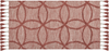 Teppich Baumwolle rot 80 x 150 cm geometrisches Muster Kurzflor KIRSEHIR Bild 4