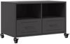 vidaXL TV-Schrank Schwarz 68x39x43,5 cm Stahl 846698 Bild 2