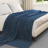 vidaXL Überwurfdecke Marineblau 220 x 240 cm Fleece 42016775 Bild 3