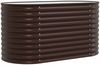 vidaXL Hochbeet Braun 160 x 80 x 81 cm Stahl 42008135 Bild 5