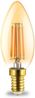 LED Leuchtmittel E14 Filament Kerze | bernstein | C35 4W | 360 Lumen warmweiß (2200 K) Bild 2