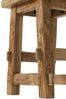 Hocker Tuscany aus Teakholz, 35 x 30 x 45 cm Bild 3